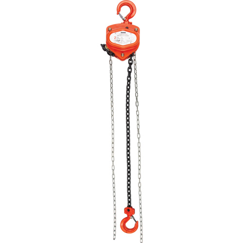 Chain Hoist, 10' Lift, 10000 lbs. (5 tons) Capacity, Alloy Steel Chain Pryde Industrial Inc.