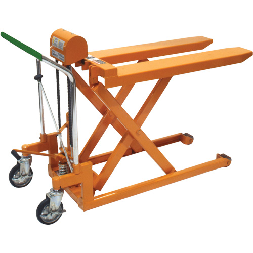 Dandy Lift Scissor Fork Lift Table, 37.1" L x 19.7" W, Steel, 1100 lbs. Capacity Pryde Industrial Inc.