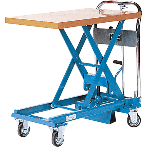 Dandy Lift Scissor Lift Table, 31-1/2" L x 19-7/10" W, Steel, 550 lbs. Capacity Pryde Industrial Inc.