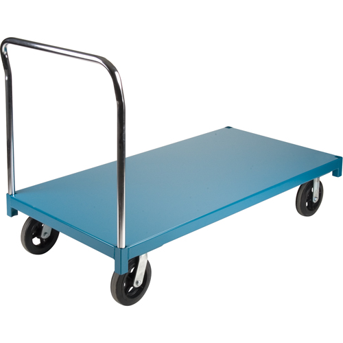 Chariot &agrave; plateforme robuste, 60" lo x 30" la x Capacit&eacute; 2000 lb, Roues en Caoutchouc Pryde Industrial Inc.