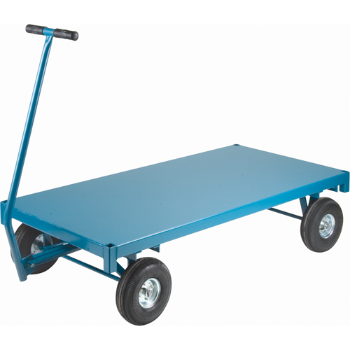 Chariots &agrave; plateforme - Chariots wagon ergonomiques &agrave; plateforme, 30" la x 60" la x Capacit&eacute; 1000 lb Pryde Industrial Inc.