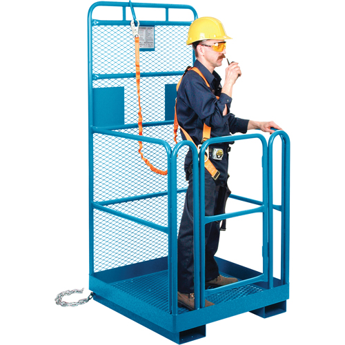 Nacelle &eacute;l&eacute;vatrice pour travail en hauteur, 36" x 36" x 72" h, Capacit&eacute; de 1000 lb, Acier Pryde Industrial Inc.