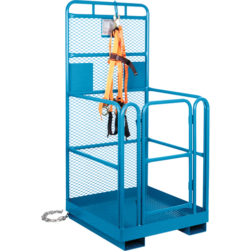 Nacelle &eacute;l&eacute;vatrice pour travail en hauteur, 36" x 36" x 72" h, Capacit&eacute; de 1000 lb, Acier Pryde Industrial Inc.