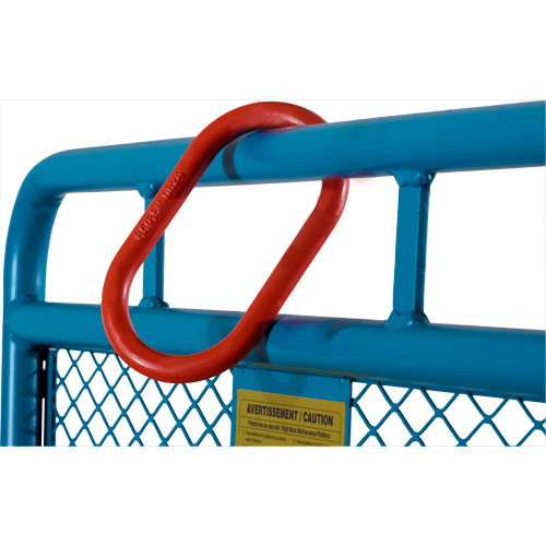 Nacelle &eacute;l&eacute;vatrice pour travail en hauteur, 36" x 36" x 72" h, Capacit&eacute; de 1000 lb, Acier Pryde Industrial Inc.