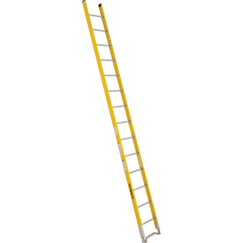 Single Section Straight Ladder - 6100 Series, 14', Fibreglass, 375 lbs., CSA Grade 1AA Pryde Industrial Inc.