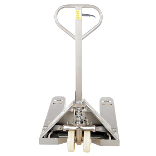 Pallet Truck, Stainless Steel, 48" L x 27" W, 5500 lbs. Capacity Pryde Industrial Inc.