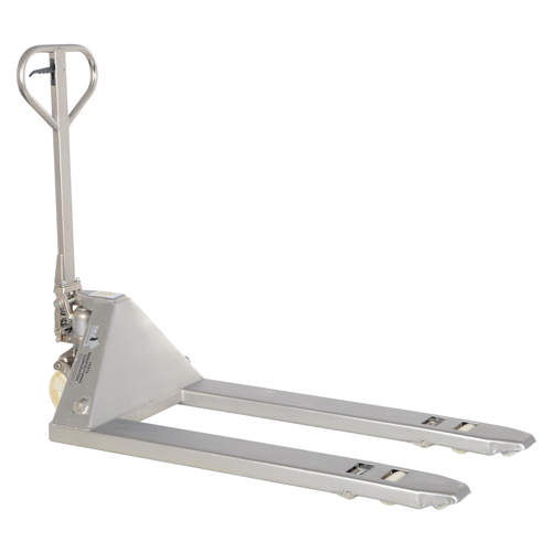 Pallet Truck, Stainless Steel, 48" L x 27" W, 5500 lbs. Capacity Pryde Industrial Inc.