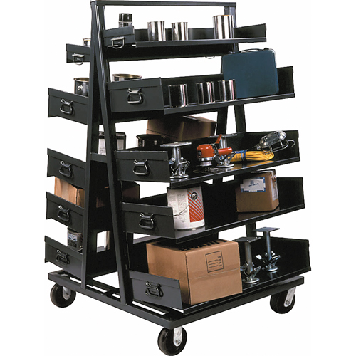 Adjust-A-Tray Trucks, 30" x 38" x 64", 2500 lbs. Capacity Pryde Industrial Inc.