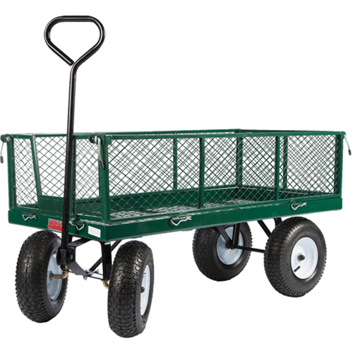 Chariots a/c&ocirc;t&eacute;s rabattables, 24" la x 48" la x Capacit&eacute; 800 lb Pryde Industrial Inc.