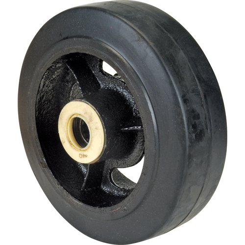 Rubber Wheels, 6" (152 mm) Dia. x 2" (51 mm) W, 550 lbs. (249 kg.) Capacity Pryde Industrial Inc.