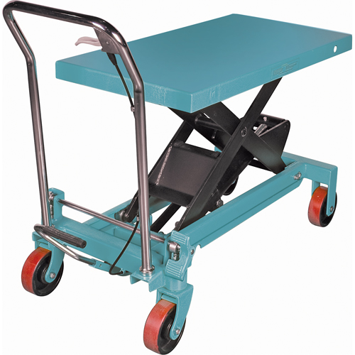Heavy-Duty Hydraulic Scissor Lift Table, 39-3/8" L x 20-1/8" W, Steel, 1650 lbs. Capacity Pryde Industrial Inc.