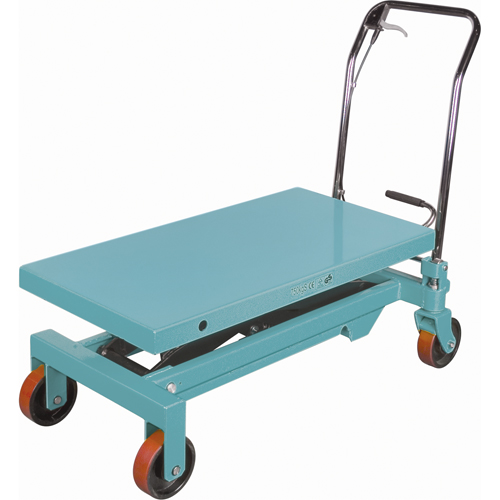 Heavy-Duty Hydraulic Scissor Lift Table, 39-3/8" L x 20-1/8" W, Steel, 1650 lbs. Capacity Pryde Industrial Inc.