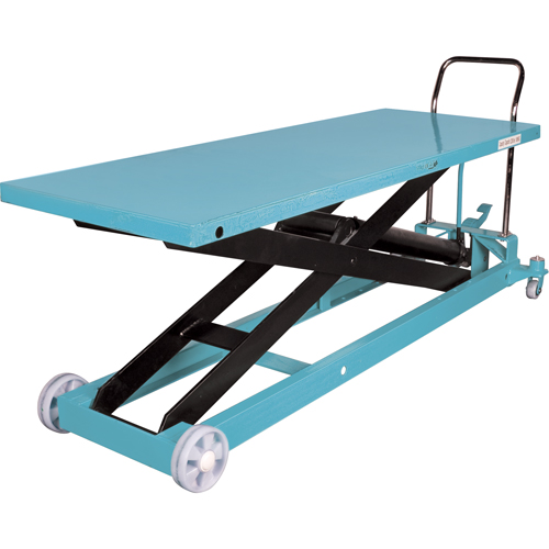 Table &eacute;l&eacute;vatrice robuste &agrave; ciseaux hydraulique, 80-1/8" lo x 29-1/2" la, Acier, Capacit&eacute; 2200 lb Pryde Industrial Inc.