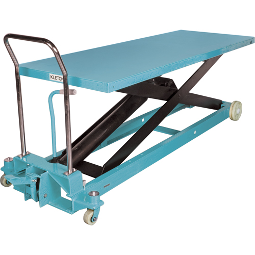 Table &eacute;l&eacute;vatrice robuste &agrave; ciseaux hydraulique, 80-1/8" lo x 29-1/2" la, Acier, Capacit&eacute; 2200 lb Pryde Industrial Inc.