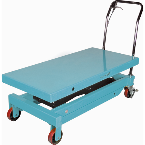 Table &eacute;l&eacute;vatrice robuste &agrave; ciseaux hydraulique, 48" lo x 24" la, Acier, Capacit&eacute; 1545 lb Pryde Industrial Inc.