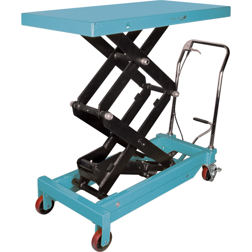 Table &eacute;l&eacute;vatrice robuste &agrave; ciseaux hydraulique, 48" lo x 24" la, Acier, Capacit&eacute; 1545 lb Pryde Industrial Inc.