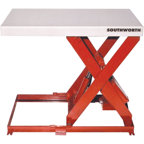 Scissor Lift Table, Steel, 36" L x 20" W, 550 lbs. Capacity Pryde Industrial Inc.