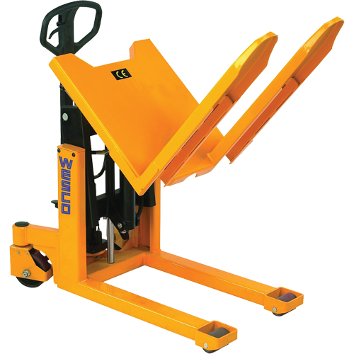 Ergonomic Pallet Tilter, 90° Tilt, 2200 lbs. Capacity, 51-2/3" L x 21-1/2" W x 44-1/4" H Pryde Industrial Inc.