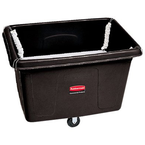 Cube Truck with Spring Platform, Polyethylene, 44-1/16" L x 31" W x 32-1/2" H, 14 cu.ft. Volume, 500 lbs. Capacity Pryde Industrial Inc.