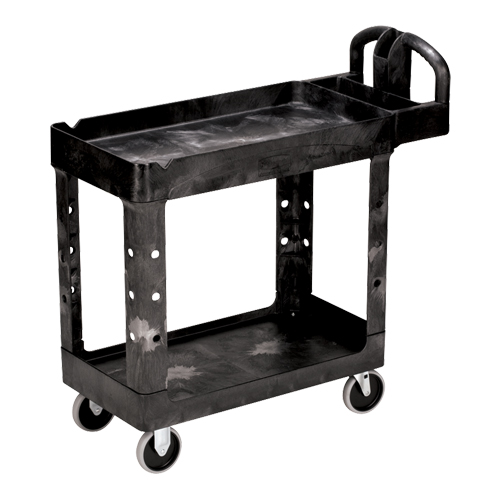 Chariot utilitaire robuste - 4500-88, 2 tiers, 17-1/8" x 33-1/4" x 39", Capacit&eacute; 500 lb Pryde Industrial Inc.
