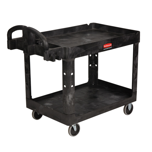 Heavy Duty Utility Cart - 4520-88, 2 Tiers, 25-1/4" x 39" x 44", 500 lbs. Capacity Pryde Industrial Inc.