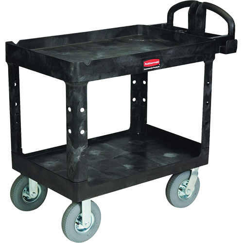 Chariot utilitaire robuste, 2 tiers, 25-1/4" x 37-1/8 x 36-3/8", Capacit&eacute; 500 lb Pryde Industrial Inc.