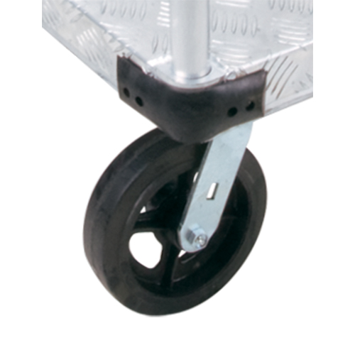 Aluminum Platform Truck, 24" W x 36" L, 2000 lbs. Cap., Mold-on Rubber Wheels Pryde Industrial Inc.