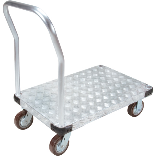 Chariots &agrave; plateforme en aluminium, 24" la x 36" lo, 3400 lb cap, Roues Polyur&eacute;thane Pryde Industrial Inc.