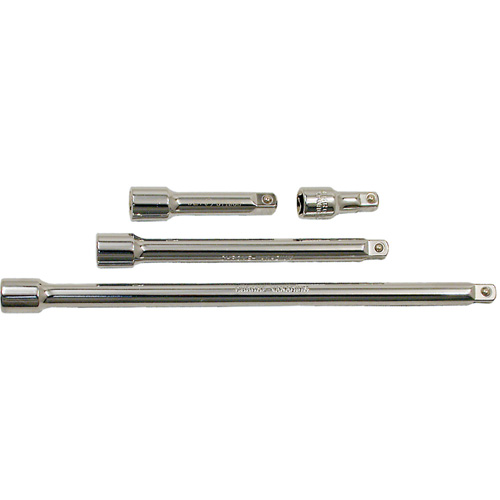 Jeu de barres de rallonges, Prise de 3/8", Fini Chrome, 4 M Pryde Industrial Inc.