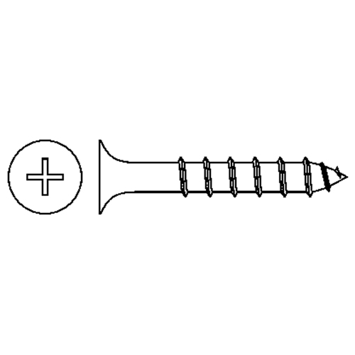 Drywall Screws, #6 x 1-1/4" L, Black Oxide Pryde Industrial Inc.