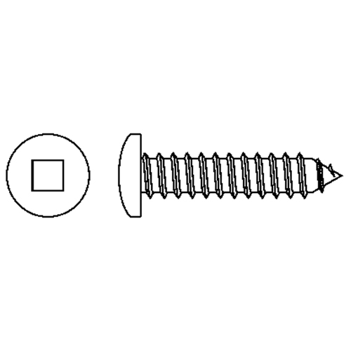 Tapping Pan Head Screws, #8 x 1-1/2" L, Zinc Plated Pryde Industrial Inc.