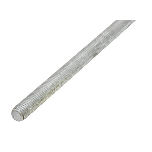 Threaded Rod, 1/4"-20, 36" L, Galvanized, Grade 2 Grade Pryde Industrial Inc.