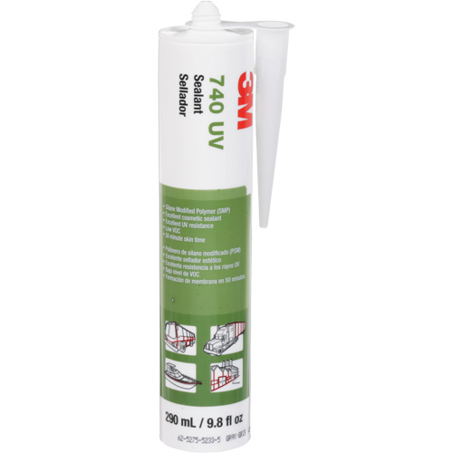 Adhesive Sealant 740 UV, 290 ml, Cartridge, Grey Pryde Industrial Inc.
