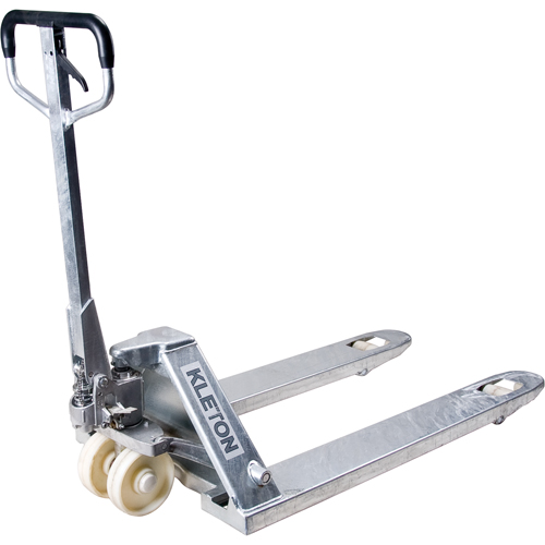Manual Pallet Trucks, Galvanized, 42" L x 27" W, 5500 lbs. Capacity Pryde Industrial Inc.