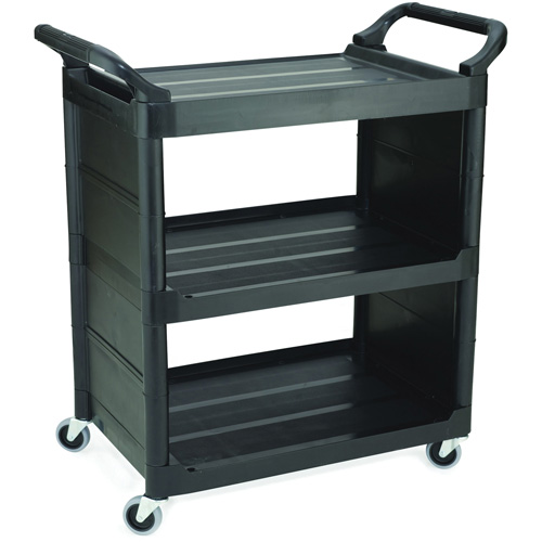 Chariot de service avec panneaux d'extr&eacute;mit&eacute;s, 3 tiers, 18-5/8" x 36-5/8" x 33-5/8", Capacit&eacute; 150 lb Pryde Industrial Inc.