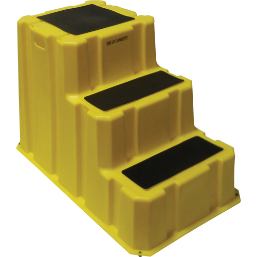 Escabeaux emboîtables industriels, 3 marches, 42" x 25-3/4" x Hauteur 29" Pryde Industrial Inc.
