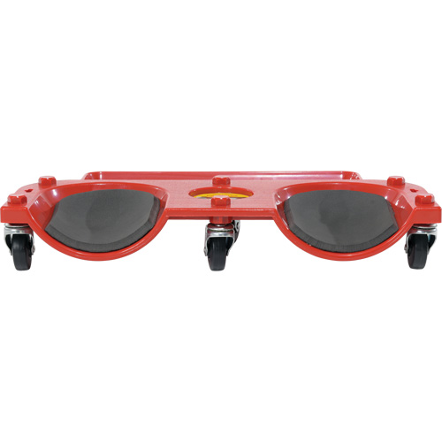 Socle roulant pour les genoux, Plastique, Rouge, Capacit&eacute; 350 lb Pryde Industrial Inc.