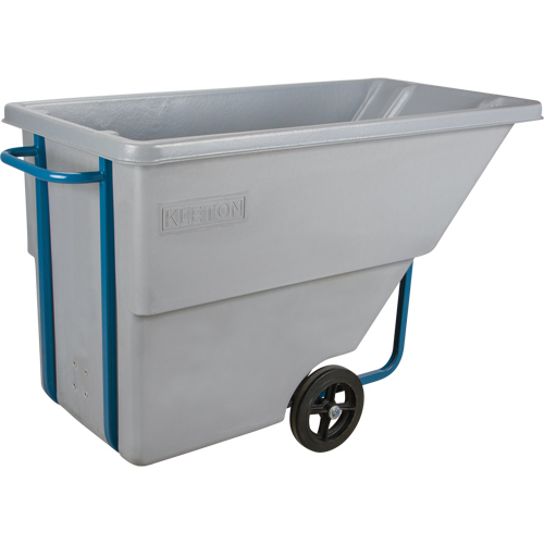 Tilt Truck, Polyethylene, 0.625 cu. yd., 850 lbs. Load Capacity Pryde Industrial Inc.