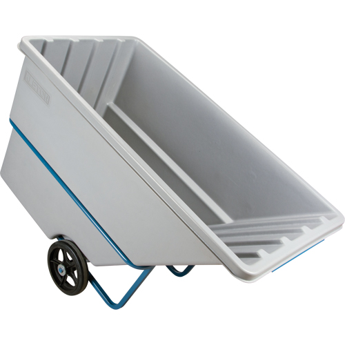 Tilt Truck, Polyethylene, 1.1 cu. yd., 2000 lbs. Load Capacity Pryde Industrial Inc.