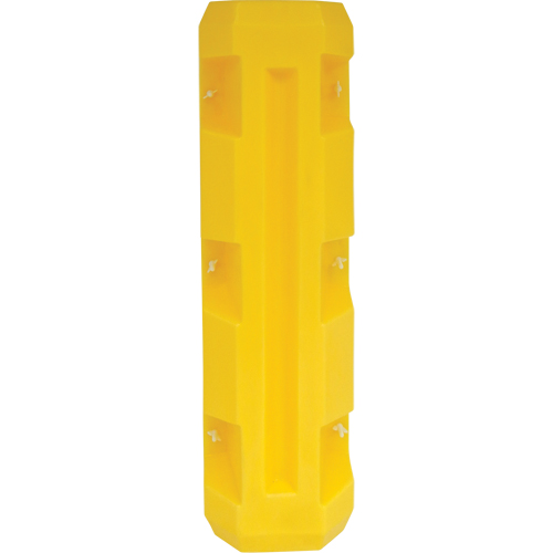 Slim Column Protector, 6" x 6" Inside Opening, 12" L x 12" W x 42" H, Yellow Pryde Industrial Inc.
