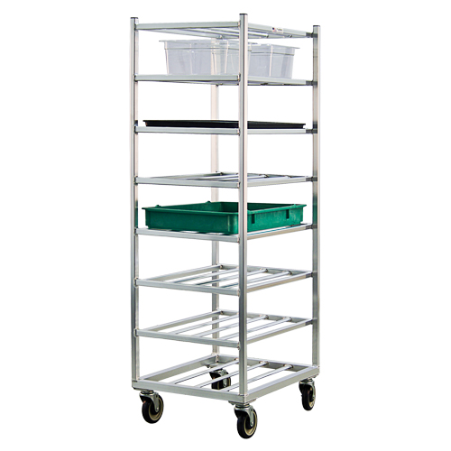 Shelf Cart, 8 Tiers, 20-7/8" W x 67" H x 27" D, 600 lbs. Capacity Pryde Industrial Inc.