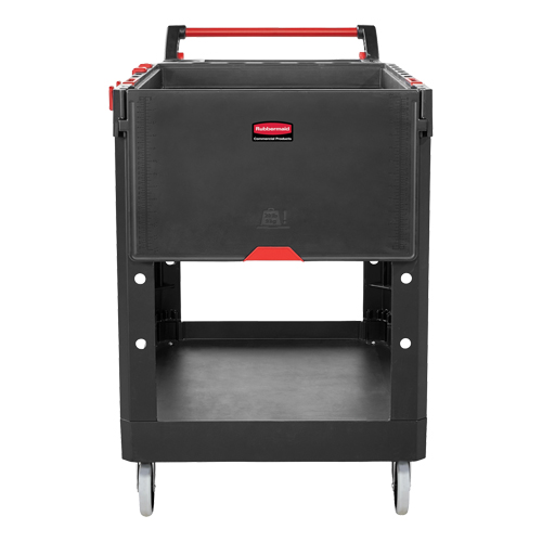 Chariot utilitaire robuste et polyvalent, 2 tiers, 25-1/5" x 36" x 51-1/2", Capacit&eacute; 500 lb Pryde Industrial Inc.