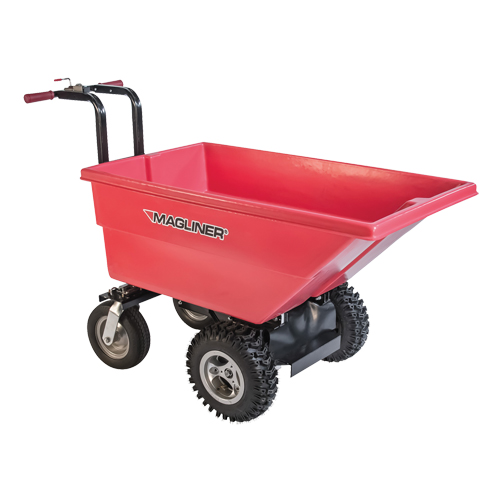 Motorized Tilt Truck, 6 pi³ Capacity, 40" H x 25" W x 56" D Pryde Industrial Inc.
