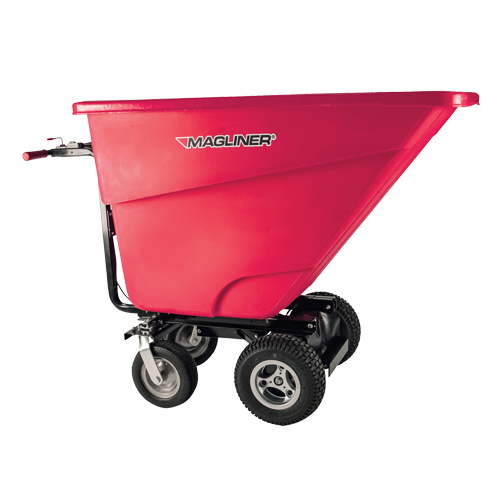 Motorized Tilt Truck, 13,5 pi³ Capacity, 45" H x 27" W x 68" D Pryde Industrial Inc.