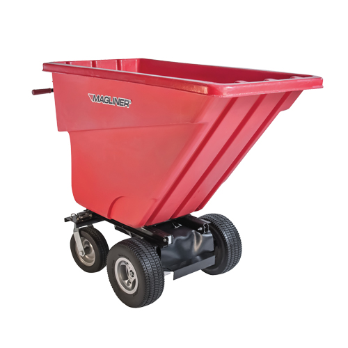 Motorized Tilt Truck, 13,5 pi³ Capacity, 45" H x 27" W x 68" D Pryde Industrial Inc.