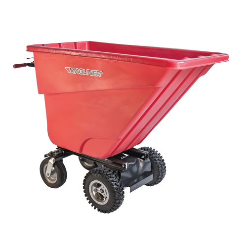 Motorized Tilt Truck, 13,5 pi³ Capacity, 45" H x 26-1/2" W x 68" D Pryde Industrial Inc.