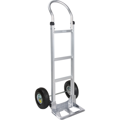 Knocked Down Hand Truck, Continuous Handle, Aluminum, 49-5/8" Height, 500 lbs. Capacity Pryde Industrial Inc.