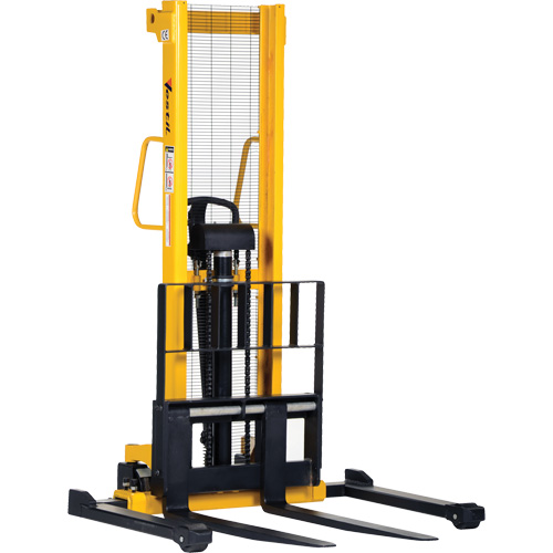 Gerbeur hydraulique manuel, Fonctionnement Pompe manuelle, Capacit&eacute; 2000 lb, Lev&eacute;e max 35" Pryde Industrial Inc.