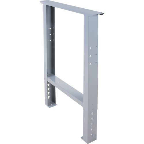 Industrial Duty Leg for Workbench, Steel, 24" D x 34" H, Single Pryde Industrial Inc.