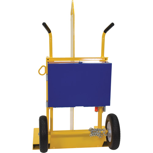 Chariot pour chalumeau et bouteille &agrave; gaz, Roues Rempli de mousse, Base de 24" la x 19-1/2" lo, 500 lb Pryde Industrial Inc.